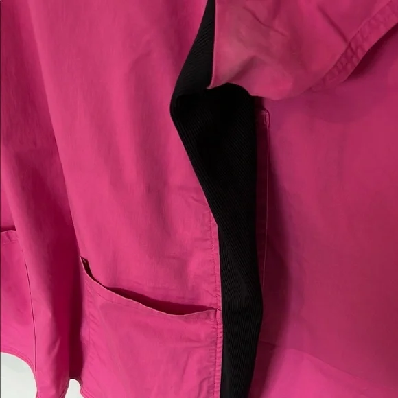 Pink Scrub Set with Black Accents - Picture 5 of 5